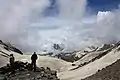 The view south from the pass