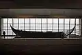 Silhouette of an original Viking ship.