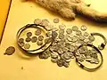 6 Islamic, 15 English, and 76 German coins, latest coin dates from 1006-1029 - National Museum of Finland