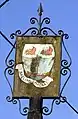 The battered old village sign of Barling.  Photograph ©Julieanne Savage