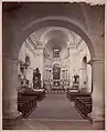 Interior of the church in 1875–1885