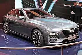Front of Vinfast Lux A2.0