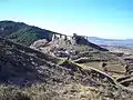 Far view of the Castle of Clavijo
