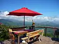 Panoramic view from local Restaurant.