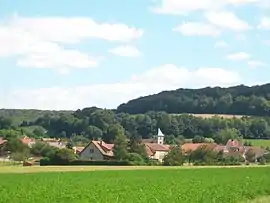 A general view of Vitry-en-Montagne