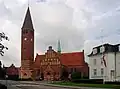 Vor Frelser Kirke in Aalborg's town centre