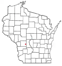Location of Clifton, Monroe County, Wisconsin