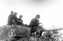 Captured tank