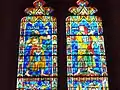 The Deborah and Barak Window (1933), north transept, west wall