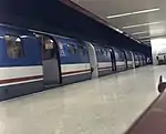 Class 487 at Waterloo with a Waterloo & City line service.