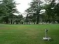 Sundial gravestone.