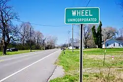 Sign along SR 64