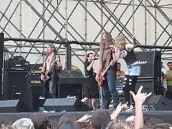 White Skull performing a show at Milan in 2008.