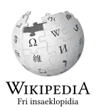 Wikipedia logo showing "Wikipedia: The Free Encyclopedia" in Bislama