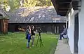 Wikipedians & museum workers during interview  in the Slovak Village Museum