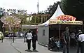 The entrance to the roller coaster
