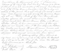 Bill of Sale of a slave to Cooley, 1834