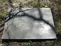 Rush's grave in West Philadelphia's Woodlands Cemetery.