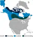 Distribution in North America