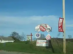 Wilton welcome sign