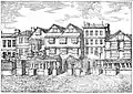 South side of Wine Street with the entrance to the Guard-house, 17th century