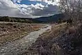 Winter run-off fills Whitewater Creek on 26 February 2023