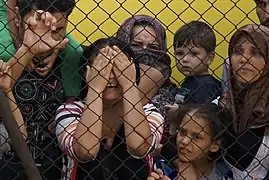Syrian refugees in Hungary, September 2015