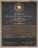 NRHP plaque