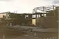 Fire damage in The Auckland Sector of the school