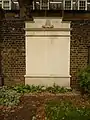 World War II memorial to the 7th London Artillery in the churchyard of All Saints Church, Fulham, in 2012