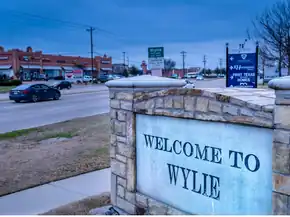 City welcome sign