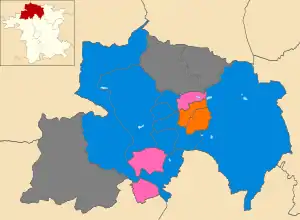 2010 results map