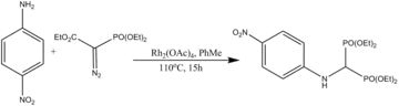 N–H insertion