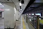 In 2017, Safety door was installed on the platform
