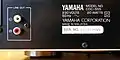 RCA stereo output on a CD Player