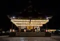 Stage at night during the annual Gion Matsuri.