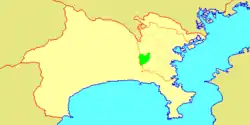 Location of Izumi in  Kanagawa
