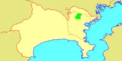 Location of Tsuzuki in  Kanagawa