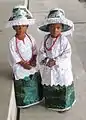 Children in costume at the festival.