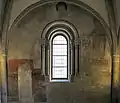 Remains of the fresco inside the apse