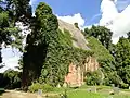 Ivy-covered church in Zahren