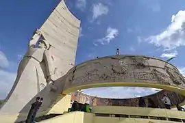Zaisan Memorial, dedicated to Russian and Mongolian war heroes