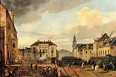 The Return of Squads of Polish Army from Wierzbno, 1831