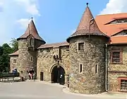 The gate to the castle