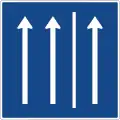 Sign 223.1-50 – 223.1-52Drive on the shoulder