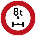 263: Axle Load Limit