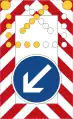 N/AMovable trailer with flashers and a big arrow to indicate drivers where to go