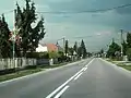 The street in Voľa during daytime (May 2019)