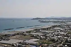 View of Tosa Bay and Pacific Ocean from Zenjibu Temple