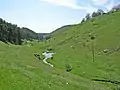 A kind is on a village. A natural boundary is «Proval».